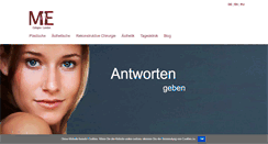 Desktop Screenshot of praxis-me.de